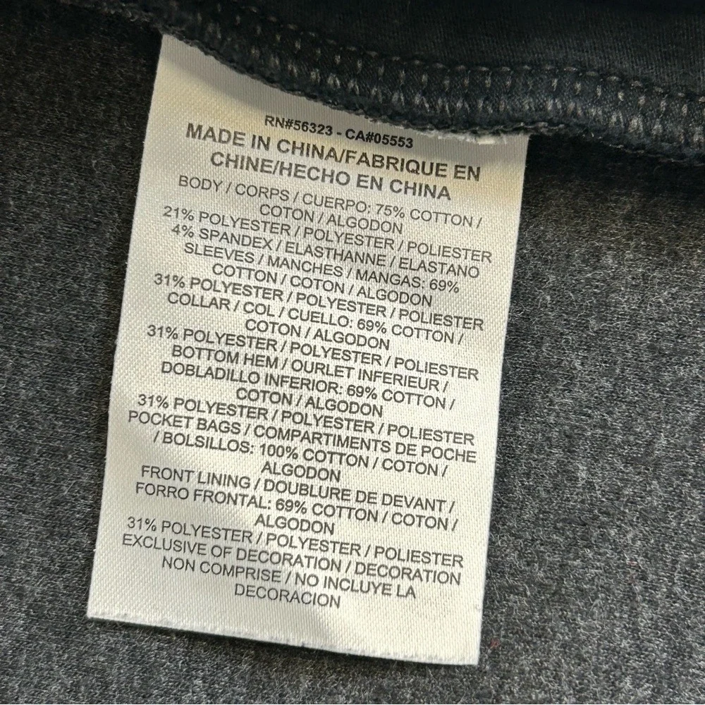 Nike Women's Tech Fleece Cropped BomberJacket‎ 3mm Gray and Black Size Small